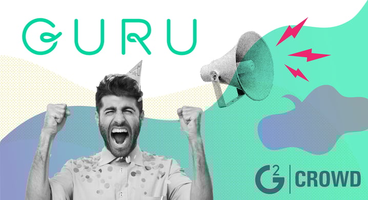 Guru ranks #1 overall in Knowledge Management Software on G2 Crowd