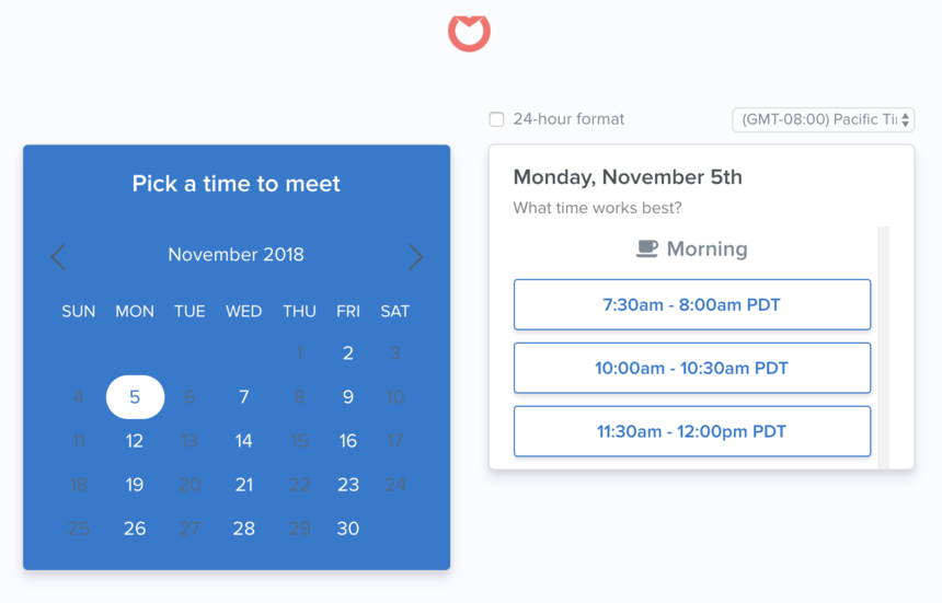 Sales Knowledge Playbook: Scheduling a meeting in Front