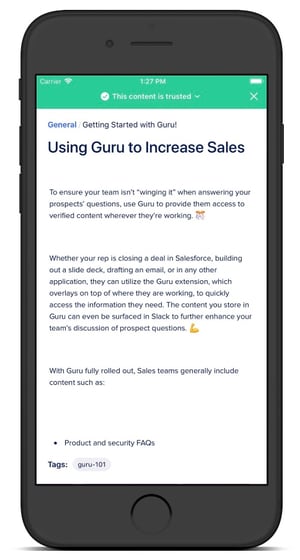 Guru iOS App