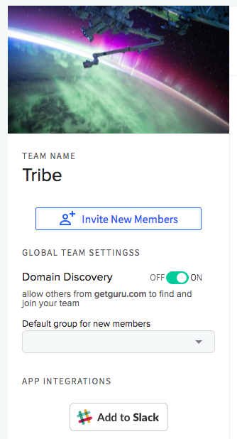 Invite team members